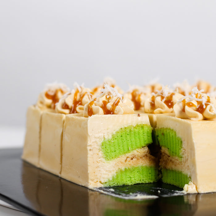 Premium Pandan Gula Melaka Cake Bites - Cake Together - Online Birthday Cake Delivery