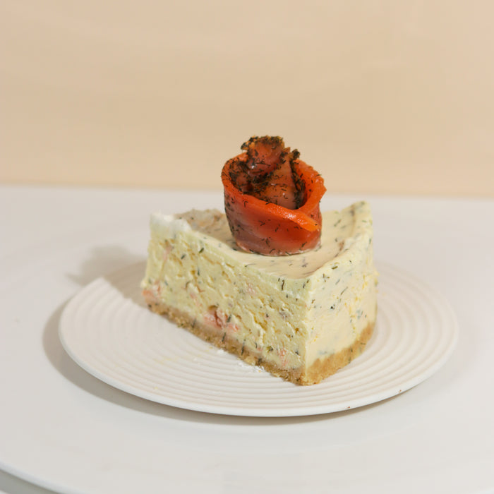 Savoury Salmon & Dill Cheesecake 8 inch - Cake Together - Online Birthday Cake Delivery