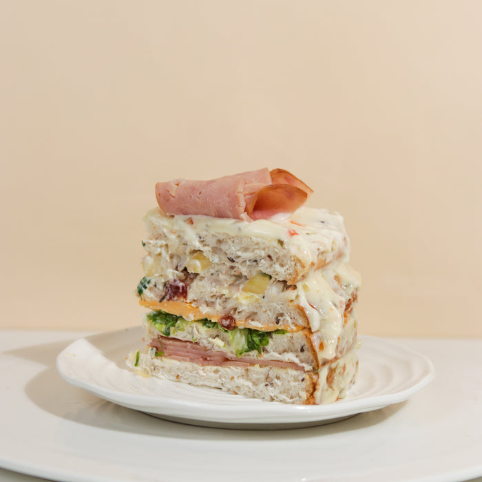 Savoury Chicken Sandwich Cake 8 inch - Cake Together - Online Birthday Cake Delivery