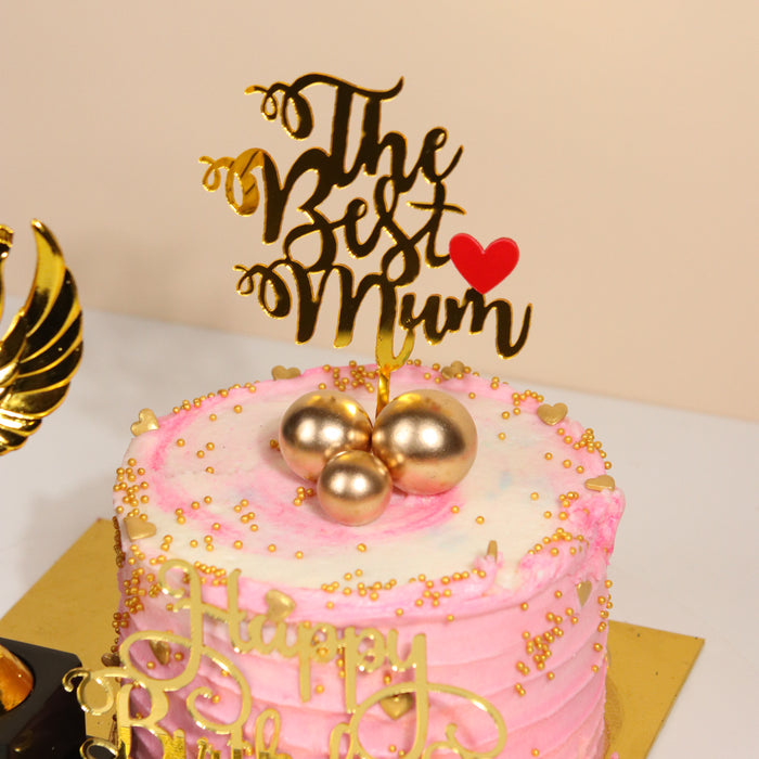 World's Best Mom Ever - Cake Together - Online Birthday Cake Delivery