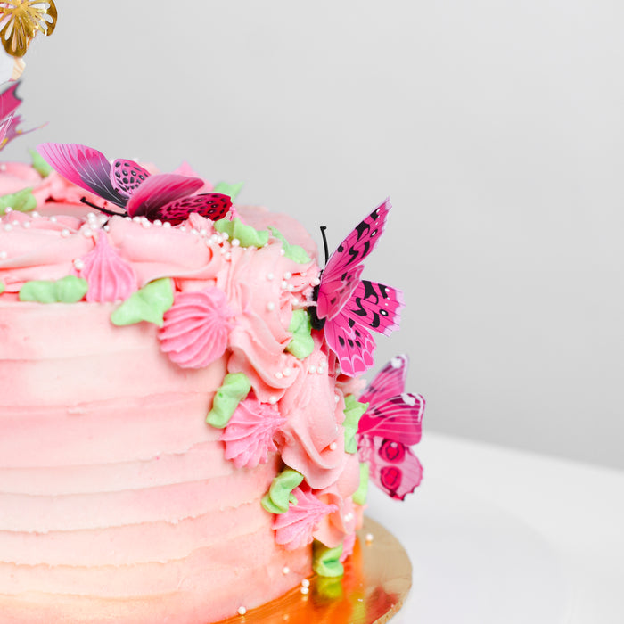 Butterfly Kisses 6 inch - Cake Together - Online Birthday Cake Delivery