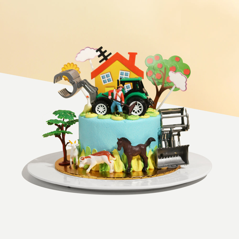 Tractor Theme Cake - Wishingcart.in