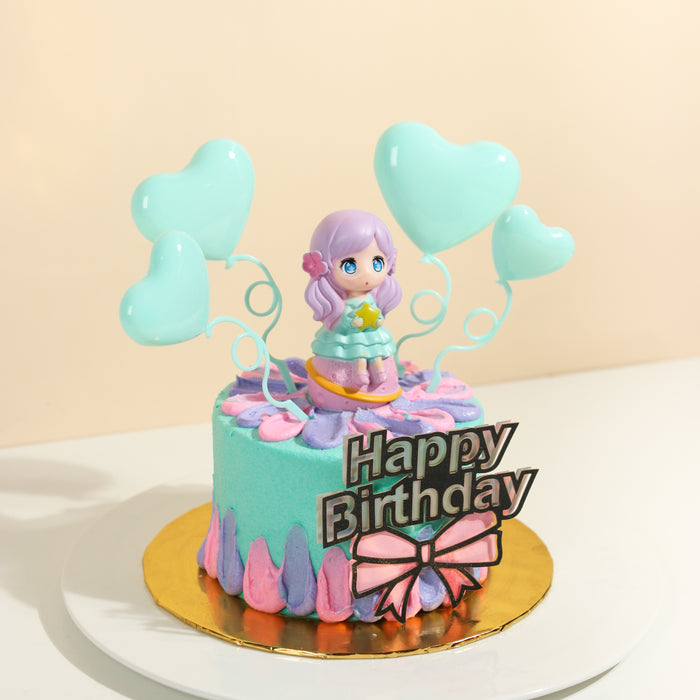 Darling Purple Princess 5 inch - Cake Together - Online Birthday Cake Delivery