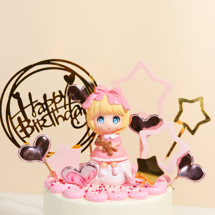 Sweet Starry Princess 5 inch - Cake Together - Online Birthday Cake Delivery