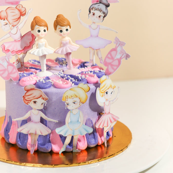 5 PCS Ballerina Cake Topper Ballet Birthday Banner for Ballerina Ballet  Birthday | eBay