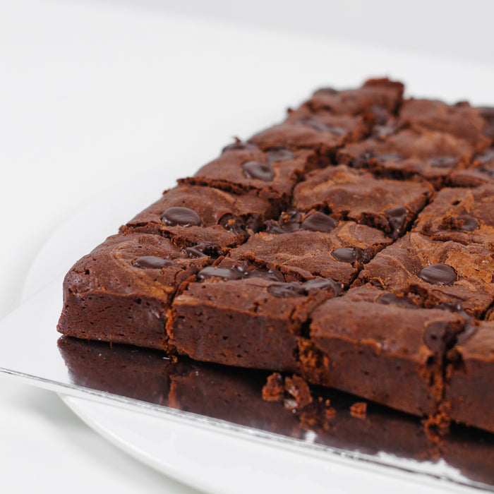 Moist Fudgy Chocolate Chips Brownies 25 Pieces - Cake Together - Online Birthday Cake Delivery