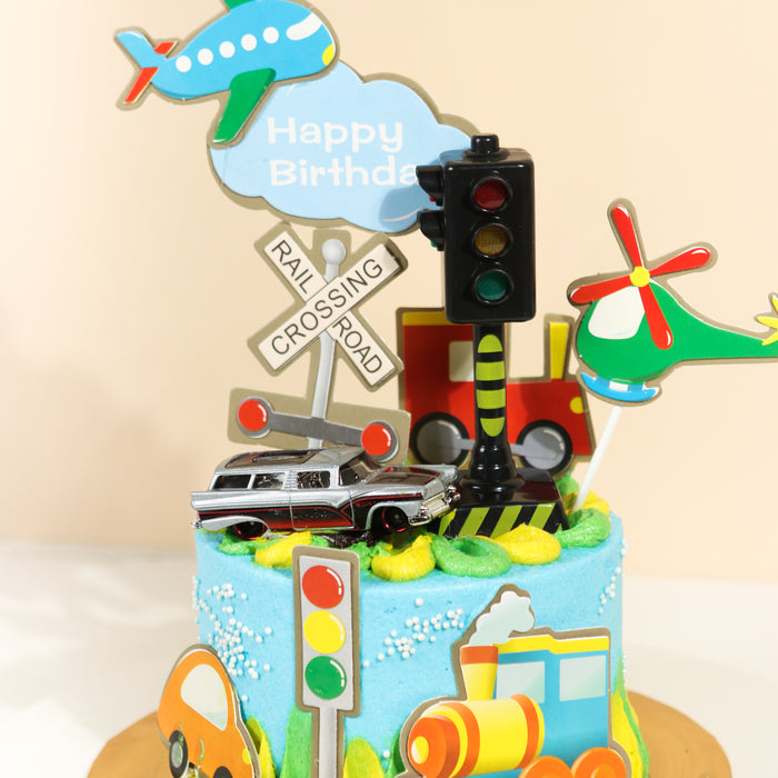 Transport Vehicles 5 inch - Cake Together - Online Birthday Cake Delivery