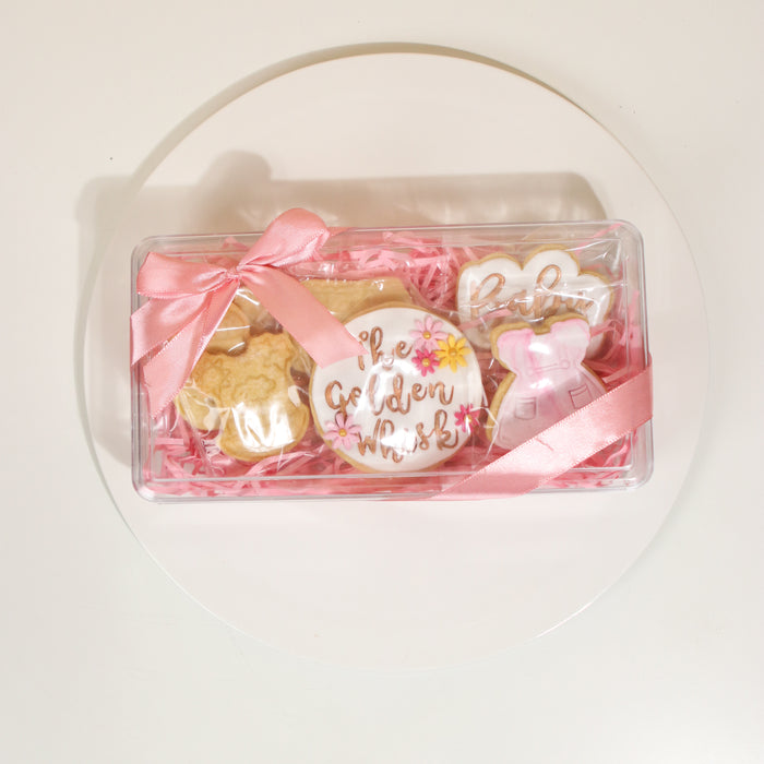 [10 Boxes Set] Baby Girl Cookie Box - Cake Together - Online Birthday Cake Delivery