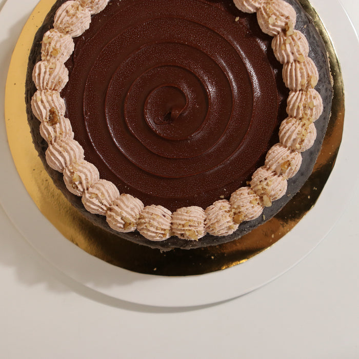 Chocolate Hazelnut Banana Mille Crepe 8 inch - Cake Together - Online Birthday Cake Delivery