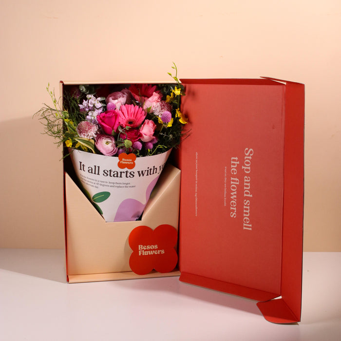 The BF Bouquet - Cake Together - Online Flower Delivery