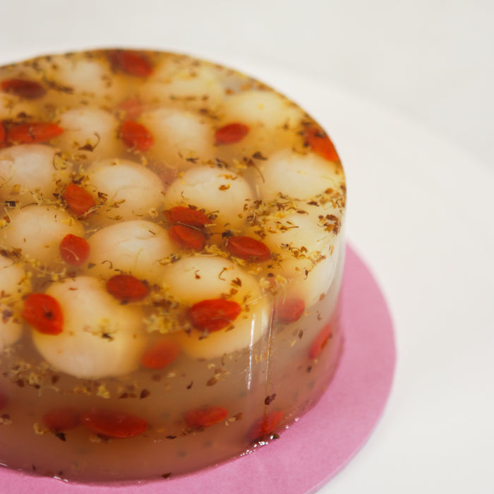 Osmanthus Goji Berries & Longan Jelly Cake 5 inch - Cake Together - Online Birthday Cake Delivery