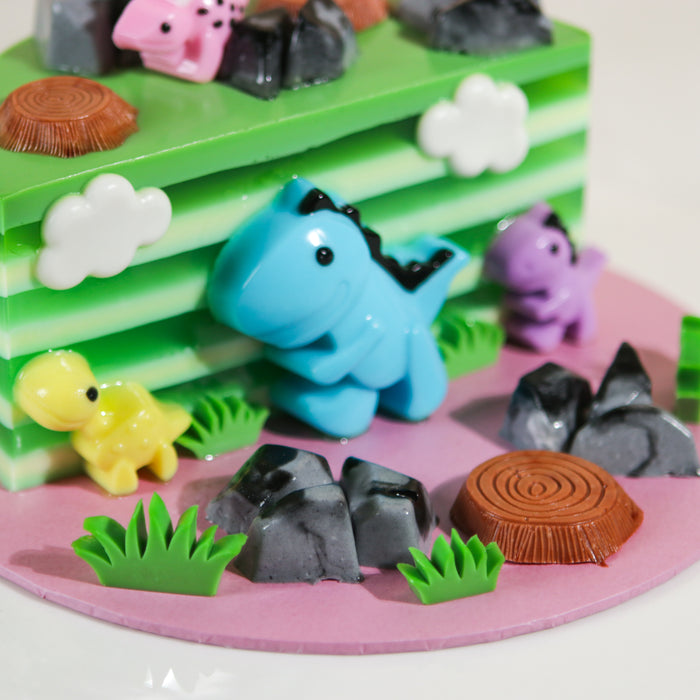 Dinosaur Jelly Cake 6.5 inch - Cake Together - Online Birthday Cake Delivery