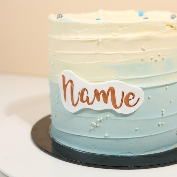 27+ Marvelous Picture of Blue And White Birthday Cake - entitlementtrap.com  | White birthday cakes, Blue birthday cakes, Royal blue cake