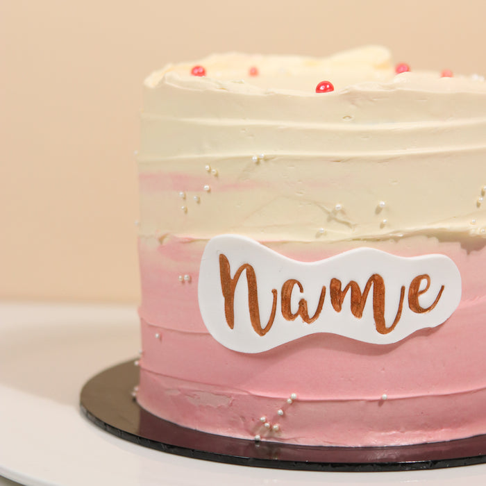 Neapolitan Ombre Cake - Celebrating 3 years of Blogging - Pepper Delight