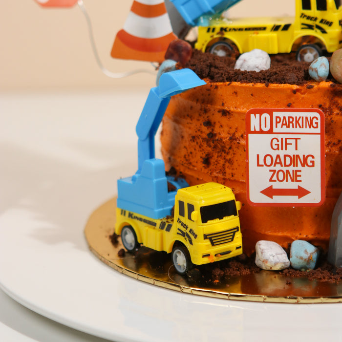 Mega Construction 5 inch - Cake Together - Online Birthday Cake Delivery