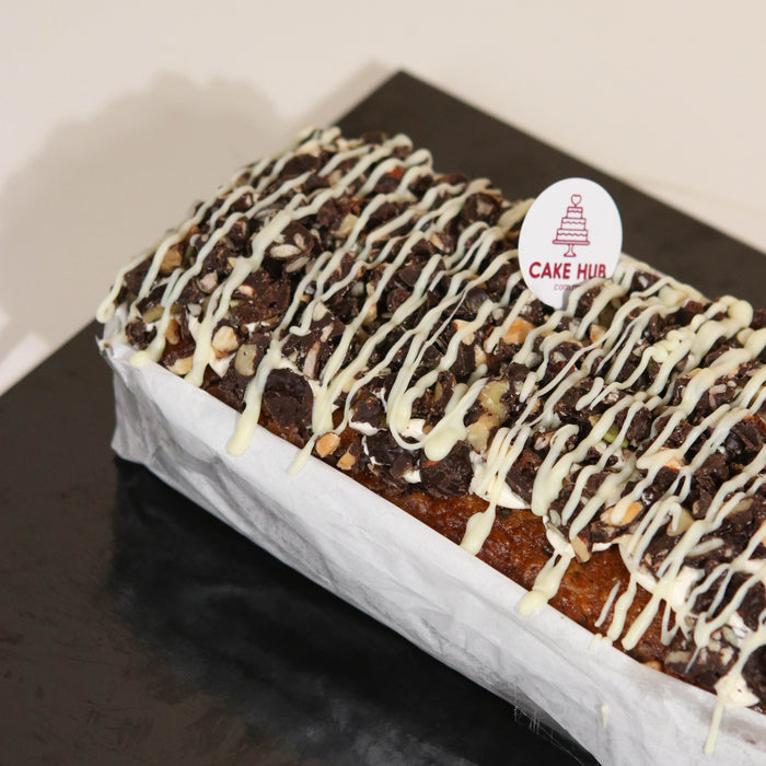 Chocolate Nuts Vegan Loaf Cake - Cake Together - Online Birthday Cake Delivery