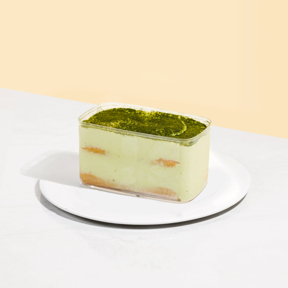 Tea Time Cake Box (Uji Matcha Tiramisu) - Cake Together - Online Birthday Cake Delivery