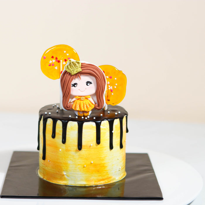 Yellow Doll - Cake Together - Online Birthday Cake Delivery