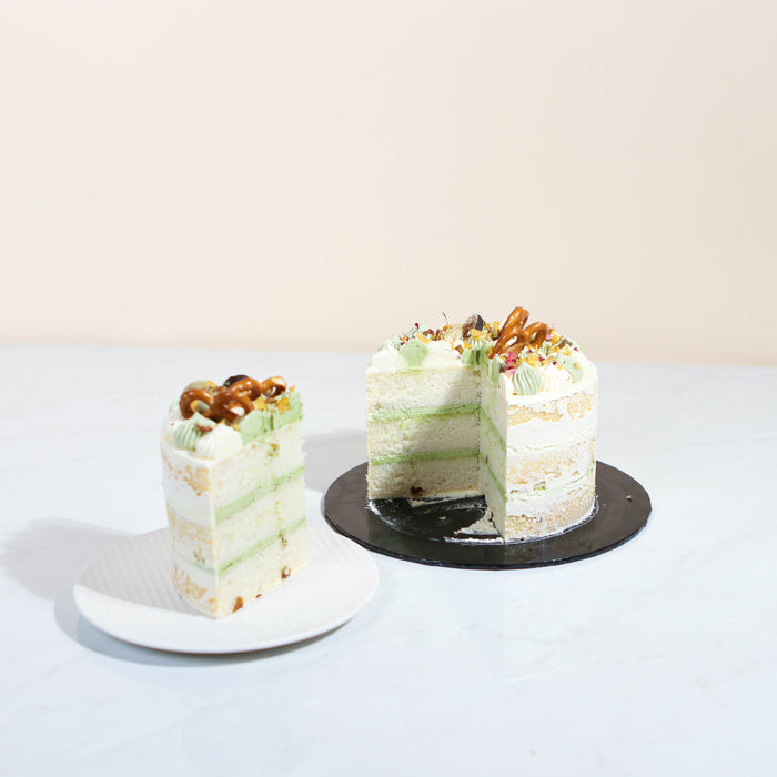 Japanese Matcha Vegan Cake - Cake Together - Online Birthday Cake Delivery