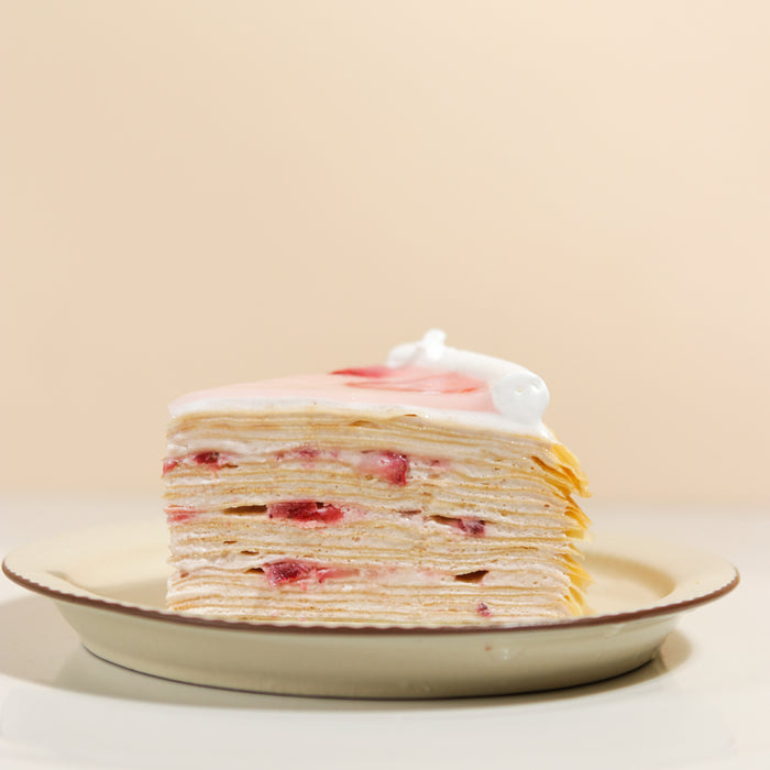 Strawberry Crepe Cake 8 inch - Cake Together - Online Birthday Cake Delivery