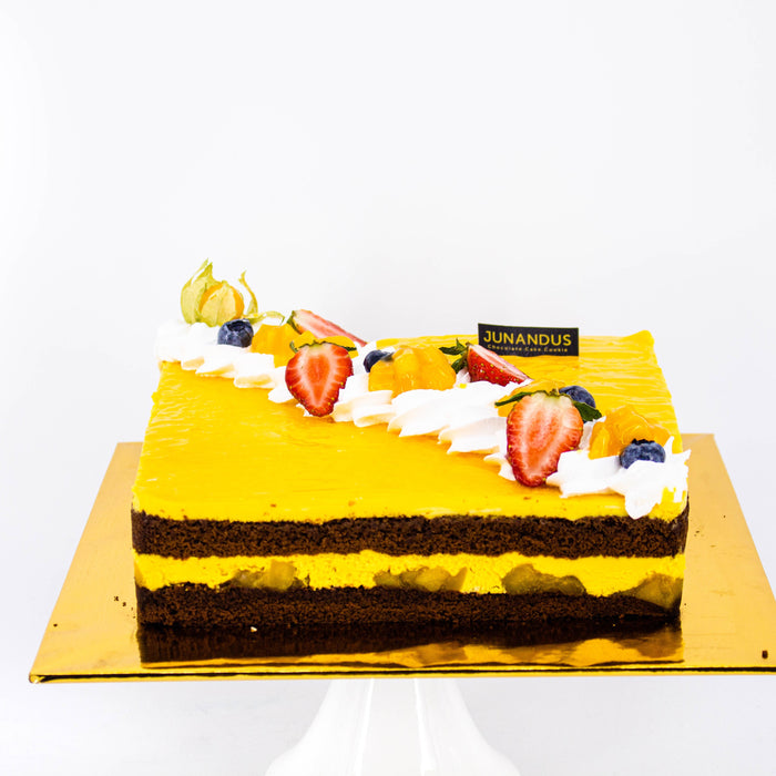 Chocolate Mango Mousse - Cake Together - Online Birthday Cake Delivery