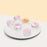 Korean design buttercream cupcakes in pink and purple