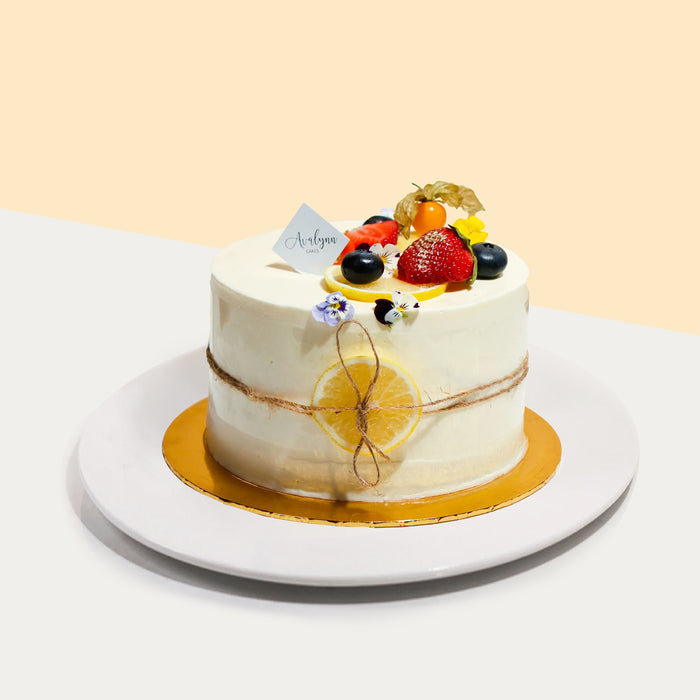 Lemon Cake 6 inch - Cake Together - Online Birthday Cake Delivery