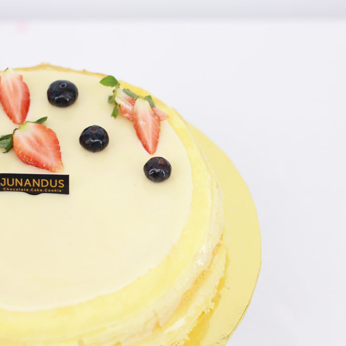 Madagascar Vanilla Mille Crepe 8 inch - Cake Together - Online Birthday Cake Delivery