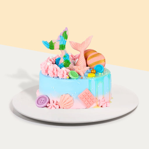 5 Off] Order 'Rainbow Jungle Theme Kids Birthday Cake (2 Tier)' Online |  Urgent Delivery Across London // Sugaholics™