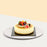 Classic New York cheesecake with a biscuit base, topped with fresh fruits