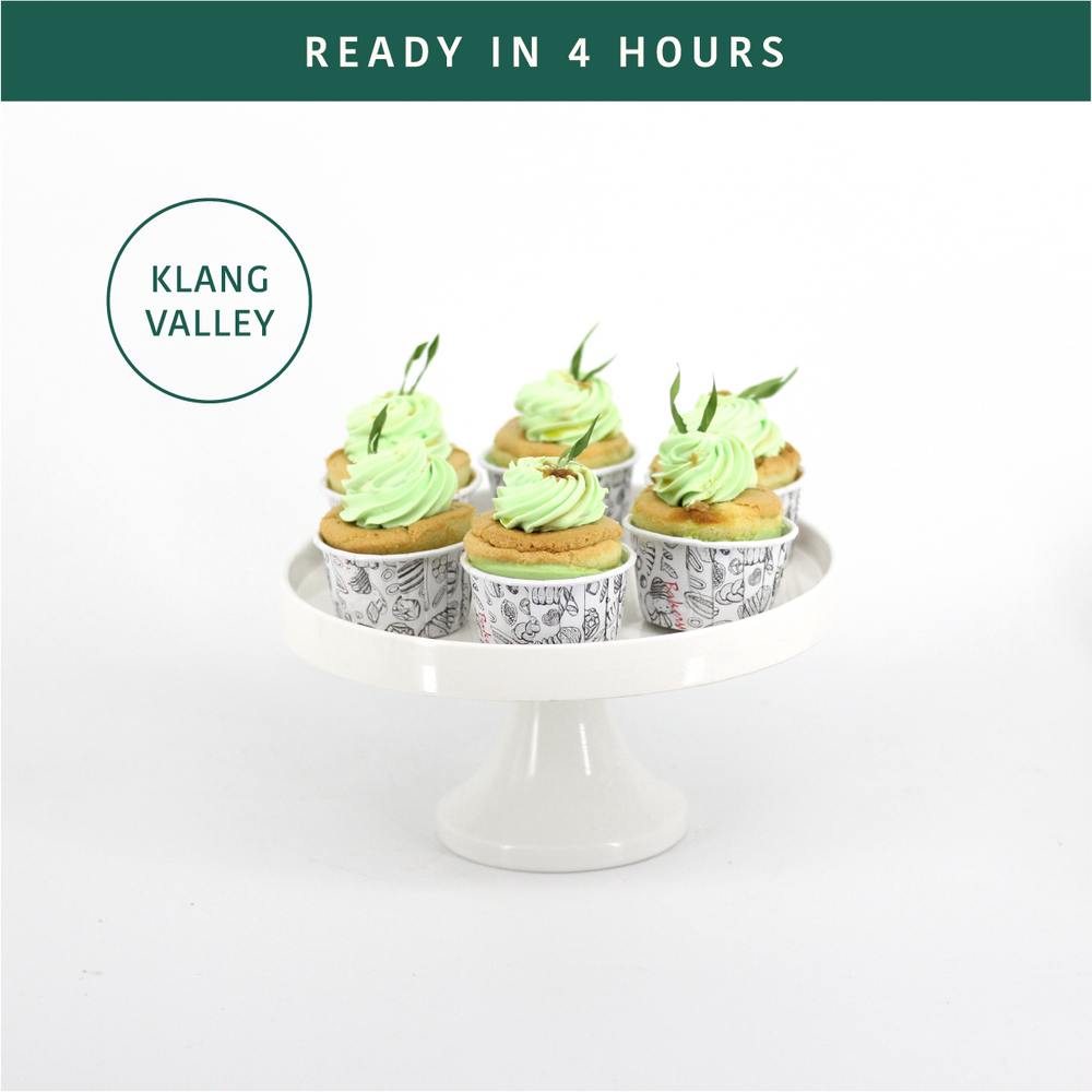 香兰层纸杯蛋糕