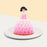 Princess doll cake with rosette piping dress