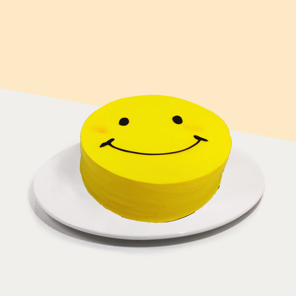 Smiley Face Emoji Cake | Cake Together | Birthday Cake Delivery ...