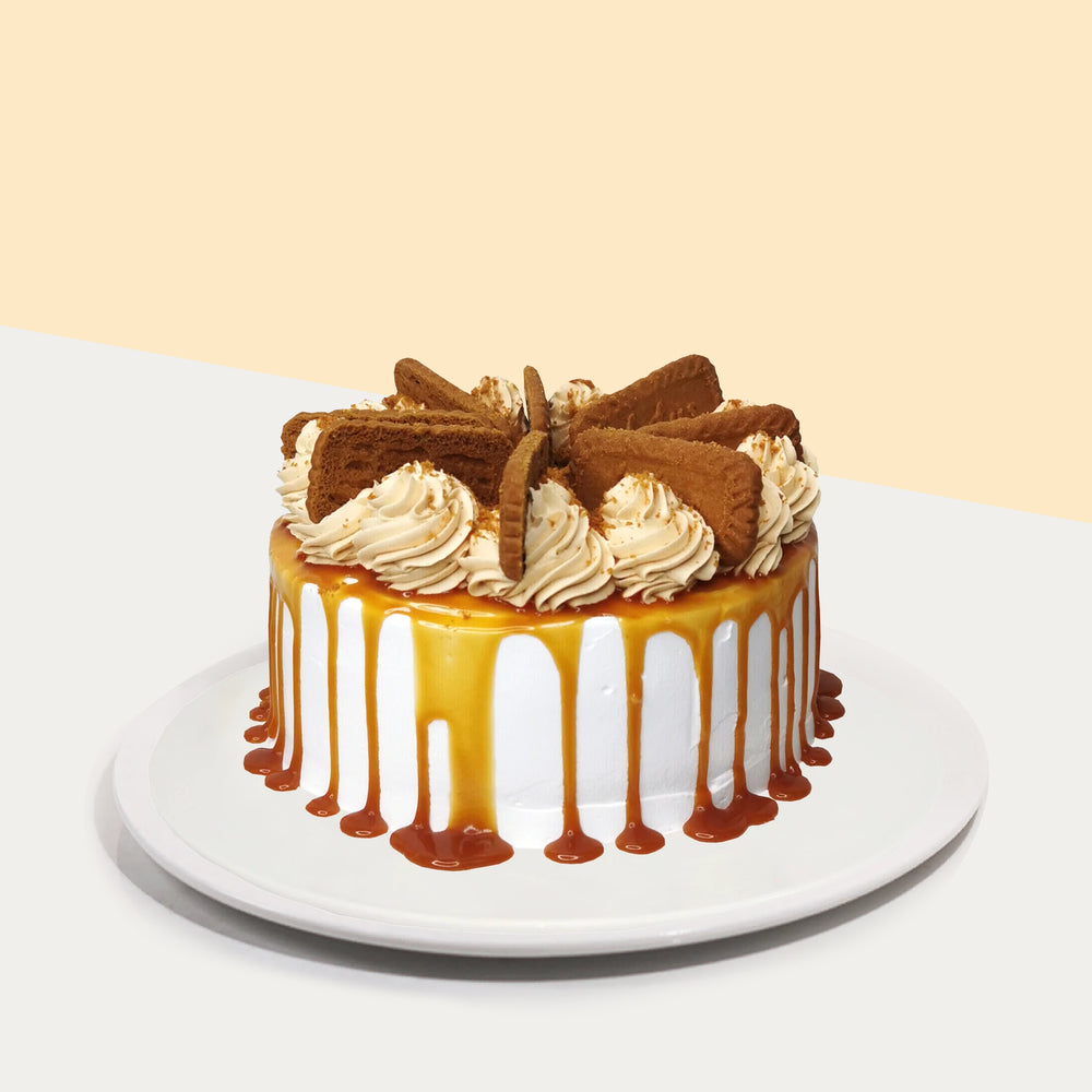 Speculoos Biscuit Drip Cake - Cake Together - Online Birthday Cake Delivery