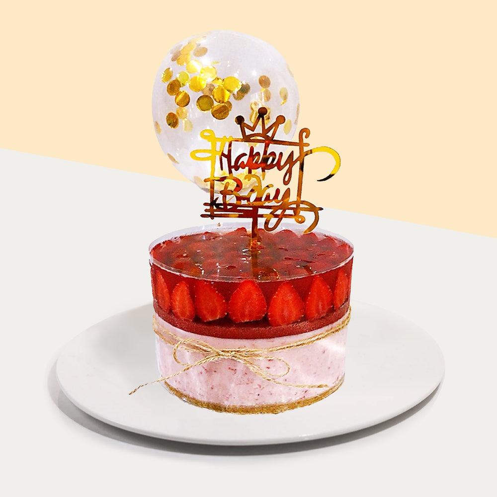 Strawberry Mousse Cake 6 inch - Cake Together - Online Birthday Cake Delivery