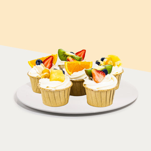 Tropical Fruits Cupcakes - Cake Together - Online Birthday Cake Delivery