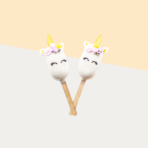Unicorn Cake Popsicles 6 Pieces - Cake Together - Online Birthday Cake Delivery