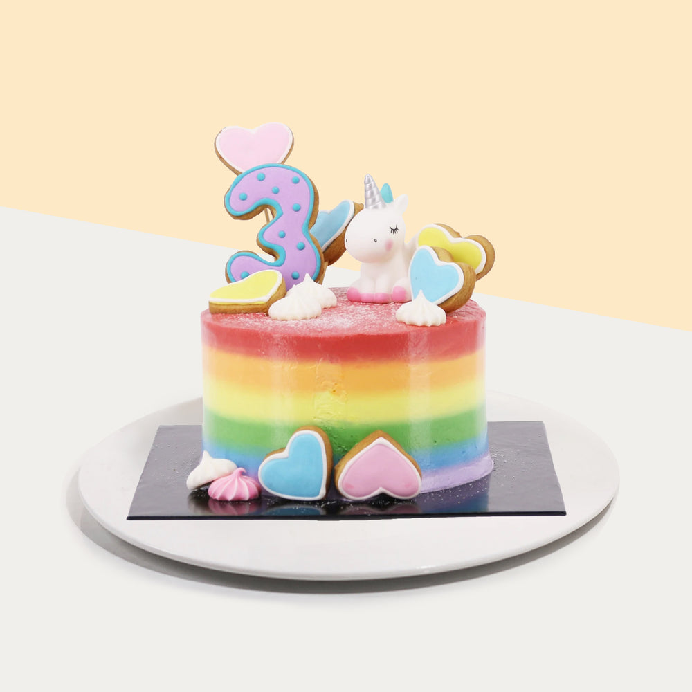 Unicorn Rainbowland 6 inch - Cake Together - Online Birthday Cake Delivery