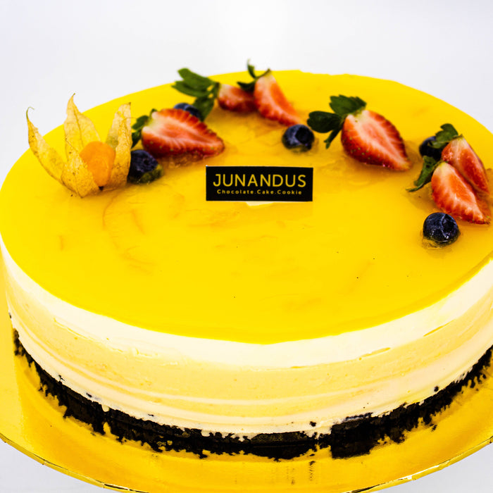 Yuzu Cheesecake 8 inch - Cake Together - Online Birthday Cake Delivery