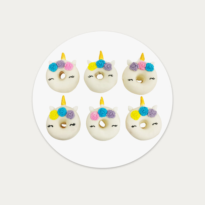 Unicorn Donuts 6 pieces - Cake Together - Online Birthday Cake Delivery