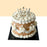 Korean Vintage Crown Cake 4 inch - Cake Together - Online Birthday Cake Delivery
